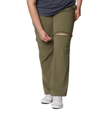 plus size convertible cargo pants