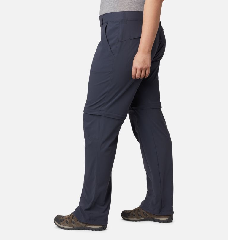Thumbnail: Women's Saturday Trail II Convertible Pants - Plus Size, Color: India Ink, image 3