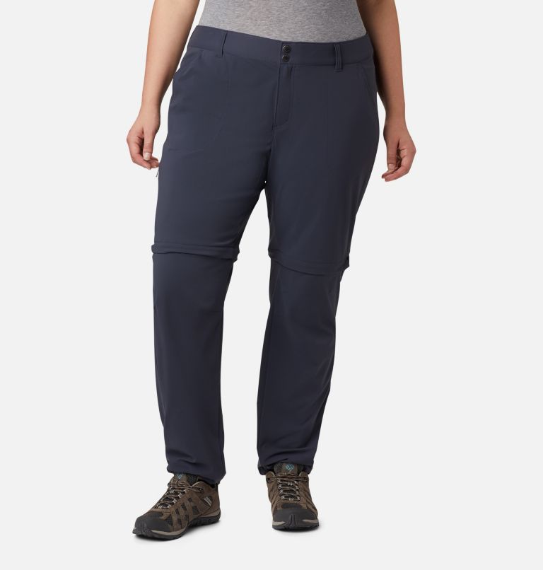 Thumbnail: Women's Saturday Trail II Convertible Pants - Plus Size, Color: India Ink, image 6