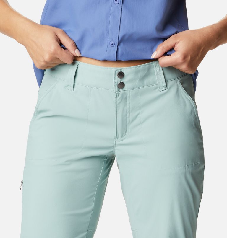 Women's Saturday Trail Stretch Pants, Color: Aqua Tone, image 4