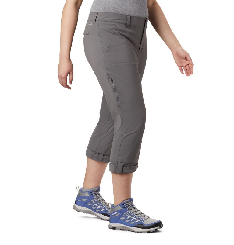 Thumbnail: Women's Saturday Trail Stretch Pants - Plus Size, Color: City Grey, image 4