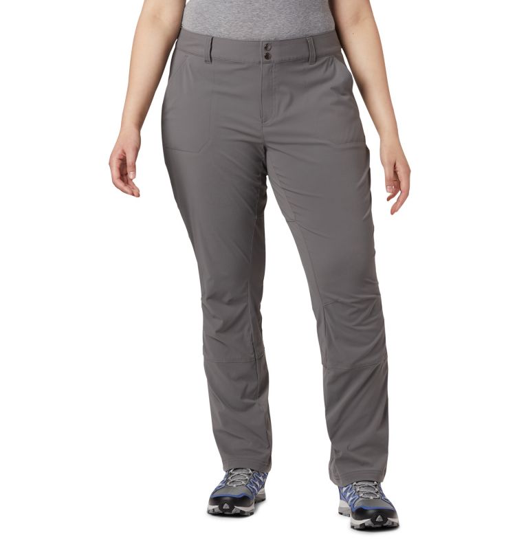 Thumbnail: Women's Saturday Trail Stretch Pants - Plus Size, Color: City Grey, image 1