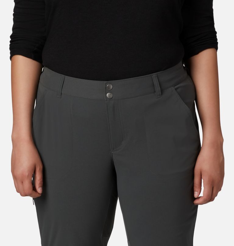 black stretch pants plus size