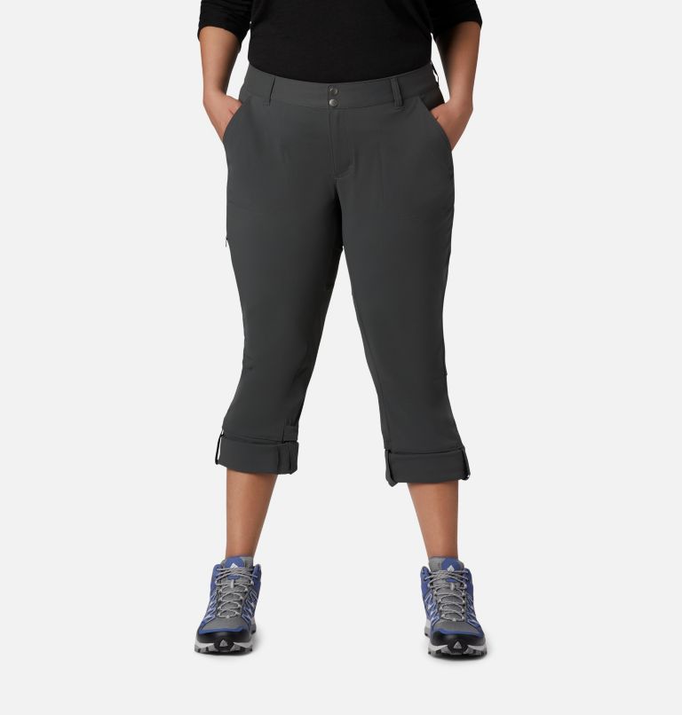 black stretch pants plus size
