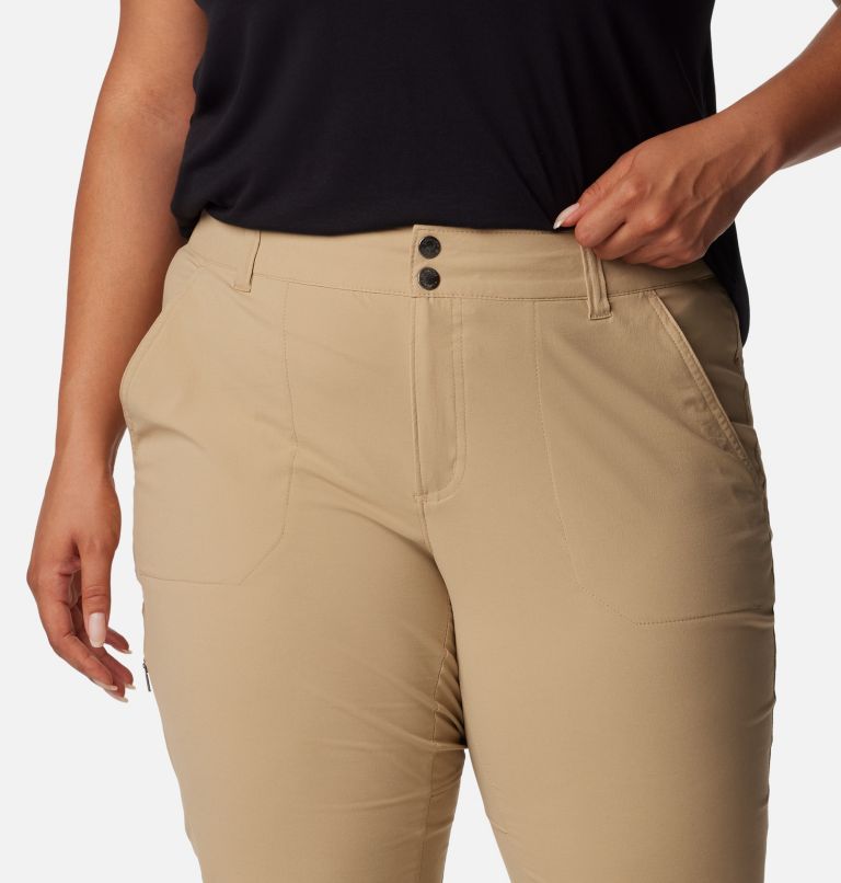 Women's Saturday Trail Stretch Pants - Plus Size, Color: British Tan, image 4