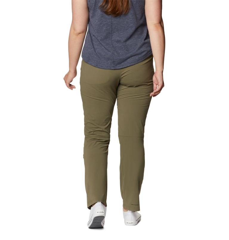 Thumbnail: Women's Saturday Trail Stretch Pants - Plus Size, Color: Stone Green, image 2