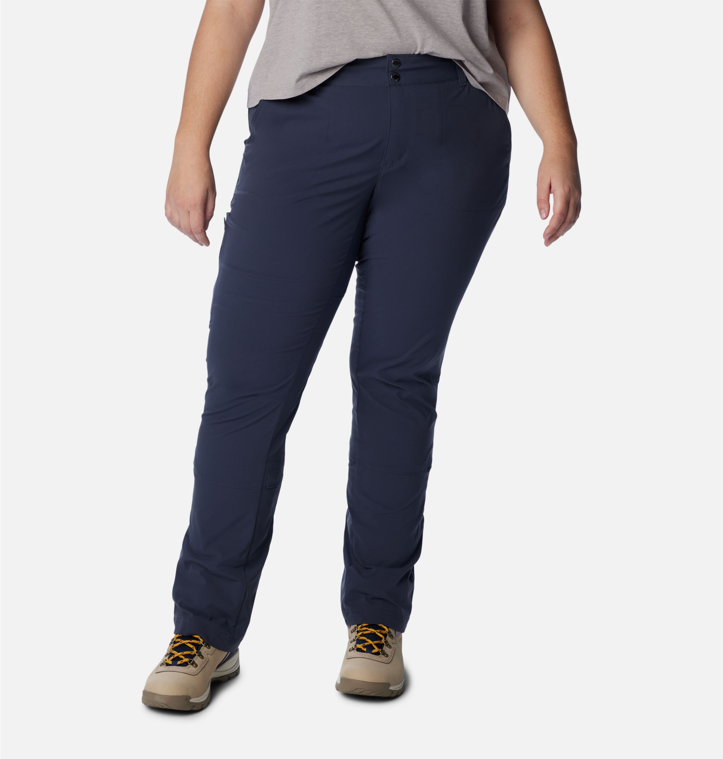 Columbia Womens Pants Sportswear Tan Curvy Capri - Depop