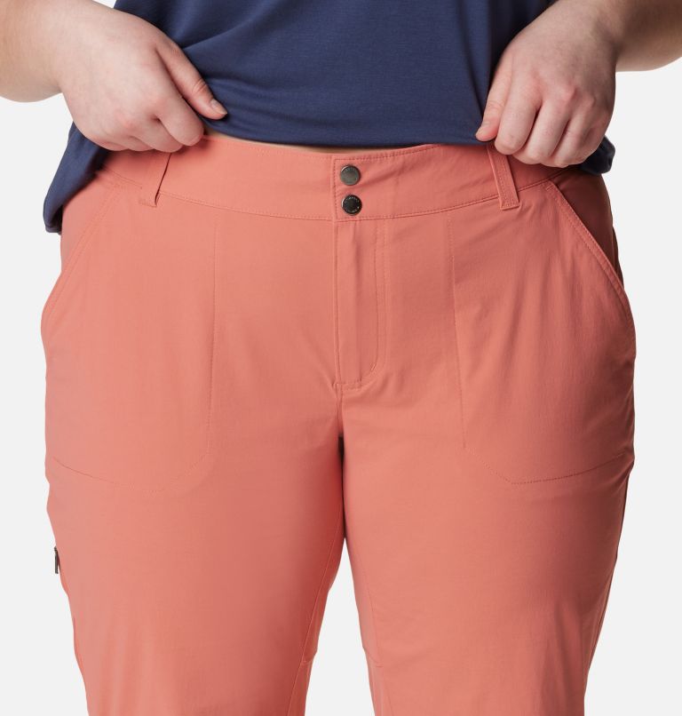 Women's Saturday Trail Stretch Pants - Plus Size, Color: Dark Coral, image 4