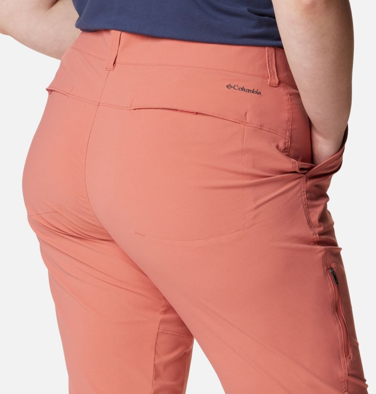 Thumbnail: Women's Saturday Trail Stretch Pants - Plus Size, Color: Dark Coral, image 5