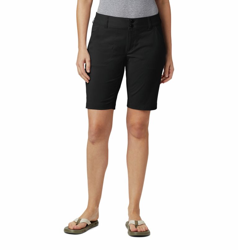 Thumbnail: Women's Saturday Trail Long Shorts, Color: Black, image 1