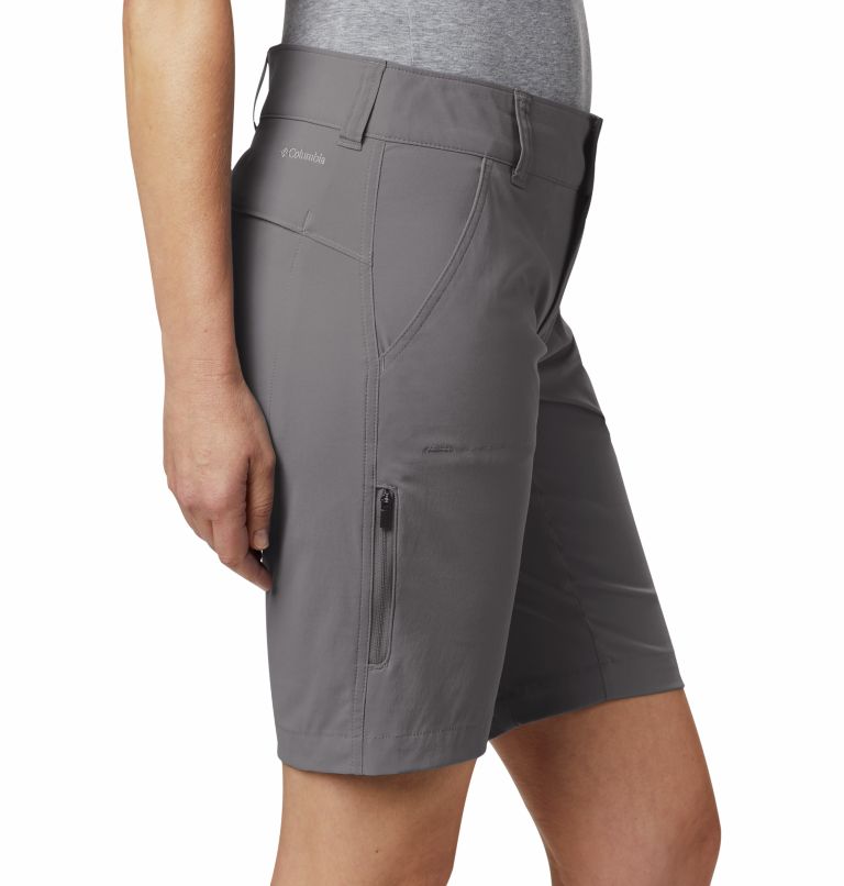 Women’s Saturday Trail Long Shorts, Color: City Grey, image 5