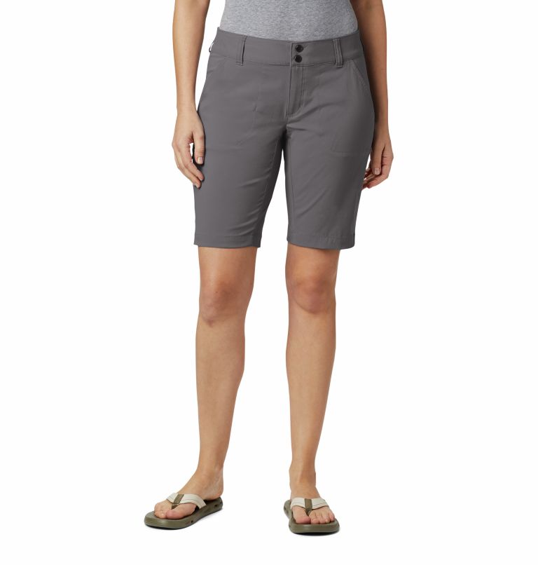 Women’s Saturday Trail Long Shorts, Color: City Grey, image 1
