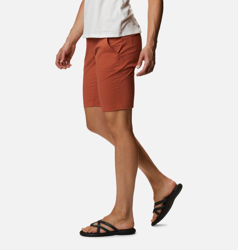 Women's Saturday Trail Long Shorts, Color: Teak Brown, image 3
