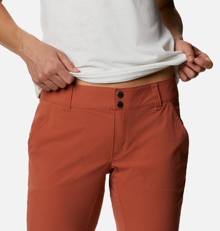 Women's Saturday Trail Long Shorts, Color: Teak Brown, image 4