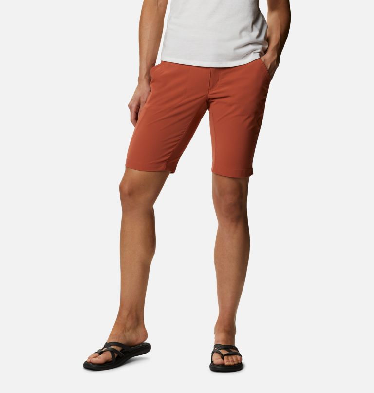 Women's Saturday Trail Long Shorts, Color: Teak Brown, image 1