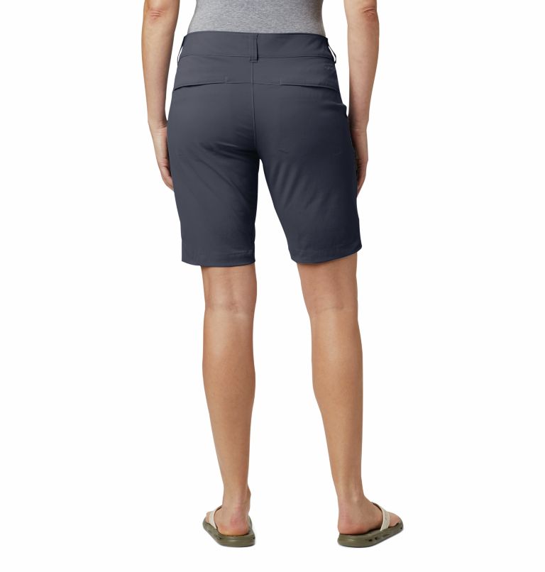 Women's Saturday Trail Long Shorts, Color: India Ink, image 2