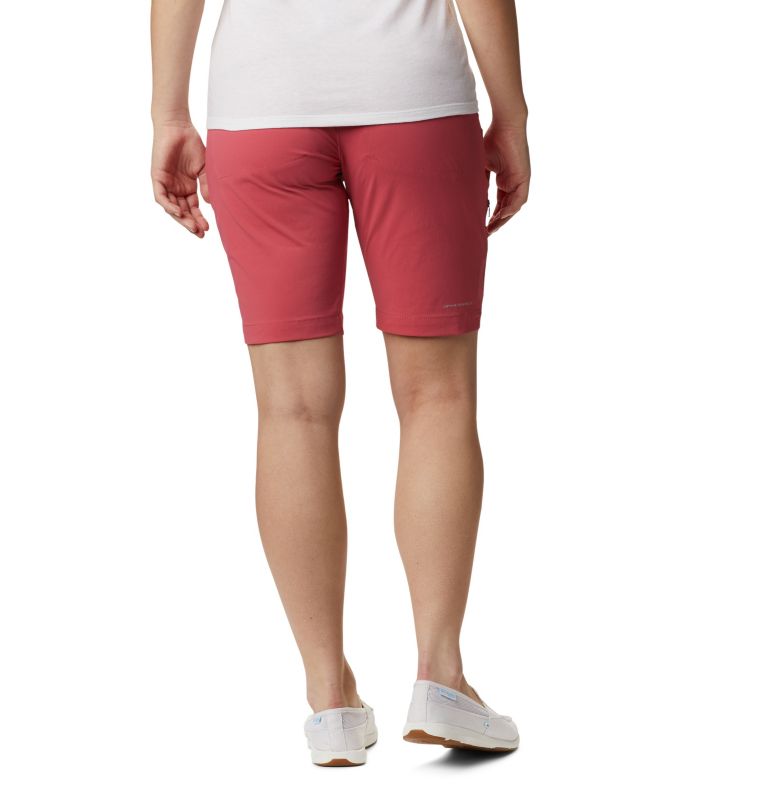 Women’s Saturday Trail Long Shorts, Color: Rouge Pink, image 2