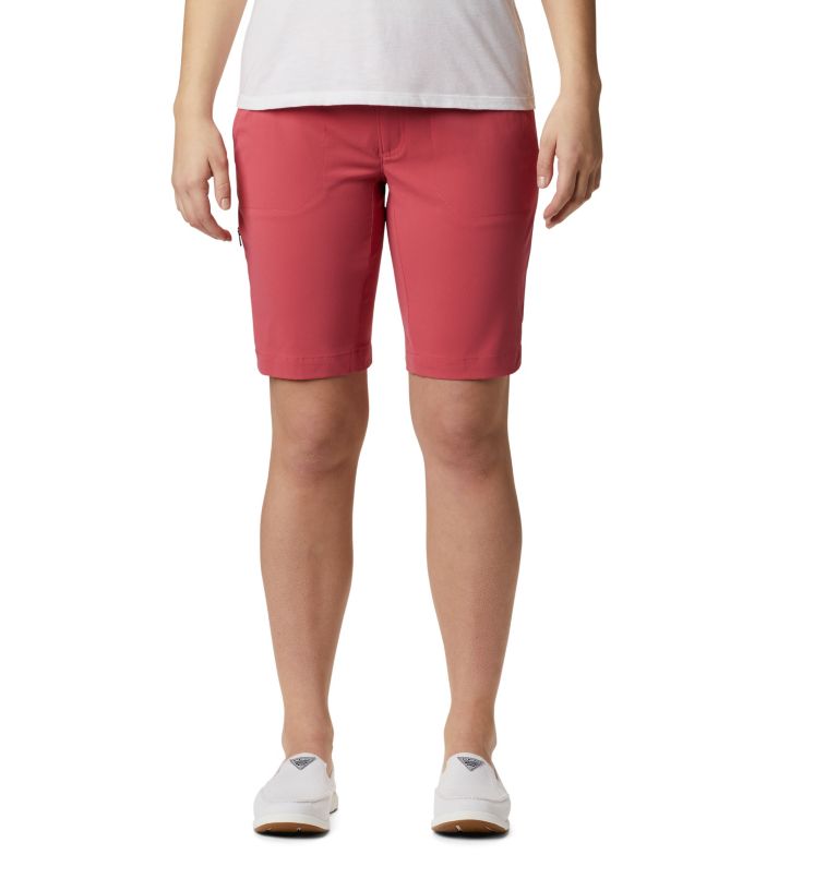 Thumbnail: Women’s Saturday Trail Long Shorts, Color: Rouge Pink, image 1