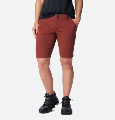 Long sales hiking shorts