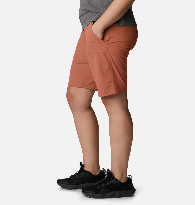 Women's Saturday Trail Long Shorts - Plus Size, Color: Teak Brown, image 3