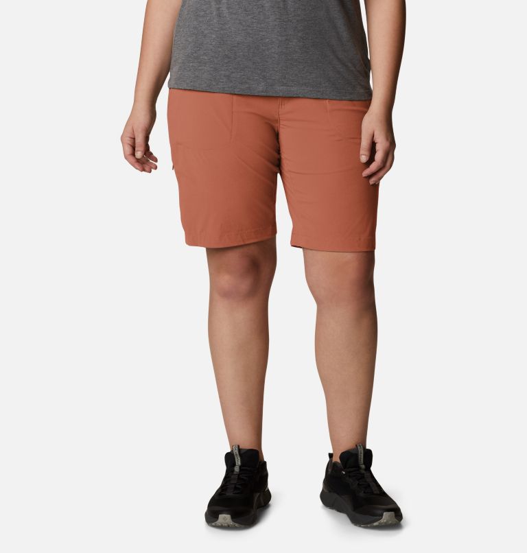 Women's Saturday Trail Long Shorts - Plus Size, Color: Teak Brown, image 1