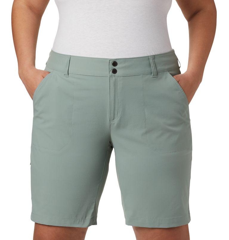 Short long Saturday Trail pour femme - Grandes tailles, Color: Light Lichen, image 3