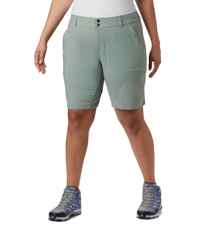 Short long Saturday Trail pour femme - Grandes tailles, Color: Light Lichen, image 1