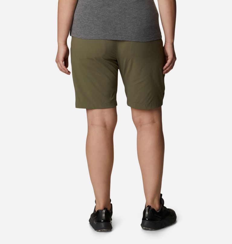 Women's Saturday Trail Long Shorts - Plus Size, Color: Stone Green, image 2