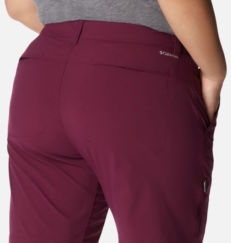 Women's Saturday Trail Long Shorts - Plus Size, Color: Marionberry, image 5