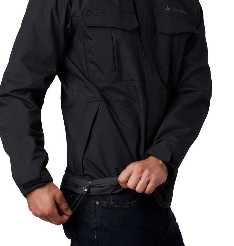 Thumbnail: Men's Dr. Downpour Rain Jacket, Color: Black, image 3