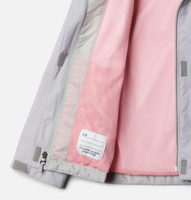 Thumbnail: Girls’ Arcadia Rain Jacket, Color: Columbia Grey, image 3