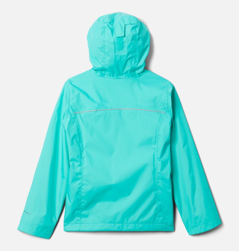Thumbnail: Girl’s Arcadia Jacket, Color: Electric Turquoise, image 2