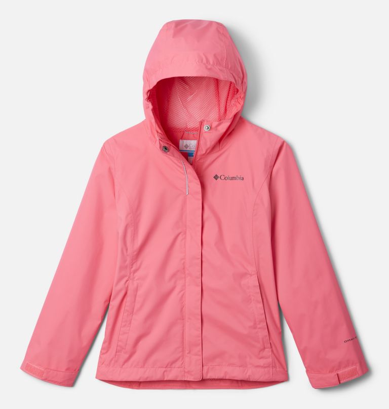 Girls packable 2024 rain jacket