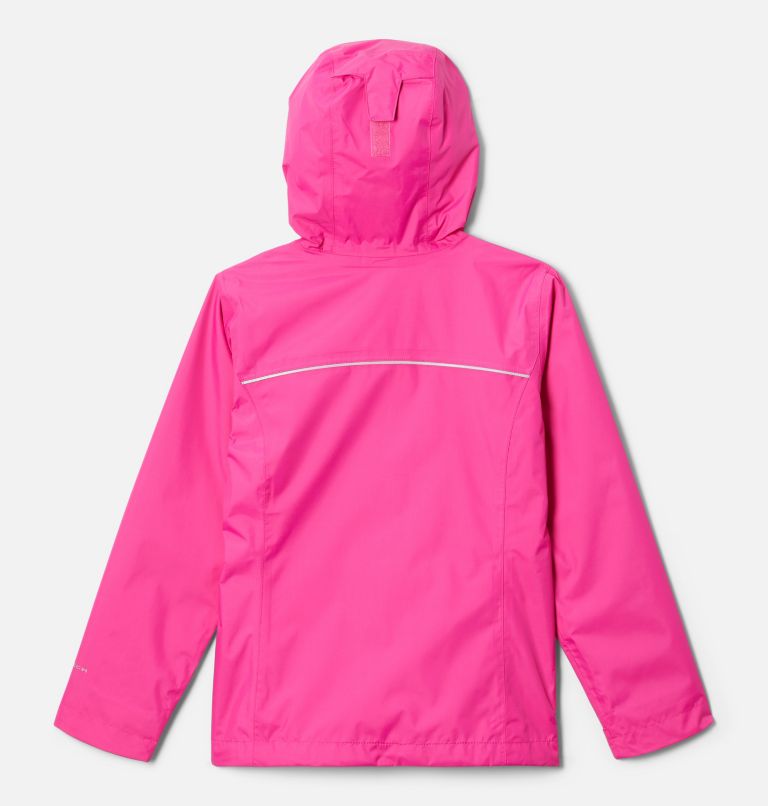 Thumbnail: Girls’ Arcadia Rain Jacket, Color: Pink Ice, image 2