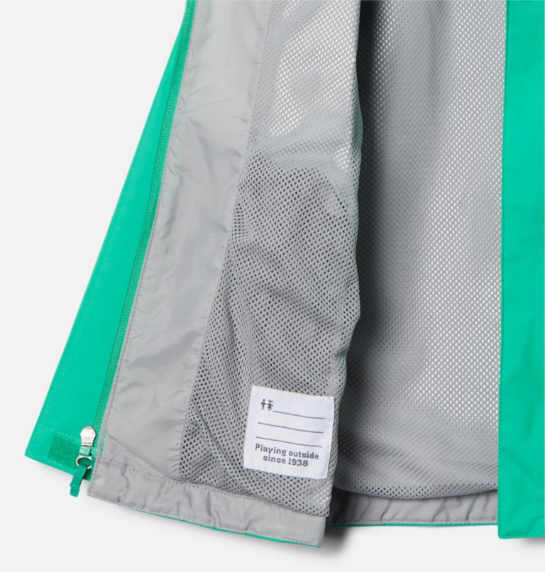Boys’ Watertight Jacket, Color: Dark Lime, image 3