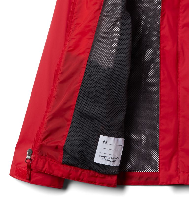 Thumbnail: Boys’ Watertight Jacket, Color: Mountain Red, image 3