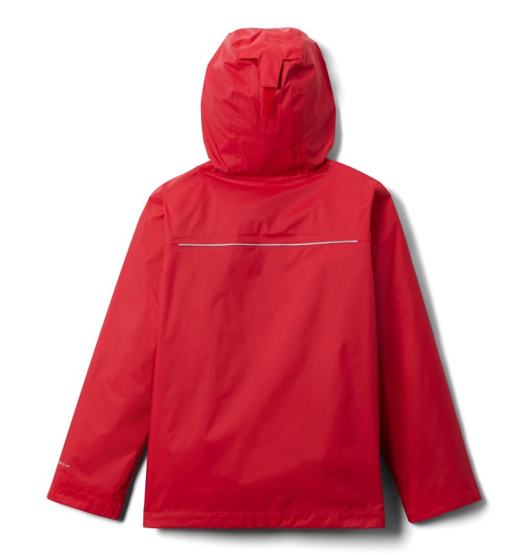 Thumbnail: Boys' Watertight Rain Jacket, Color: Mountain Red, image 2