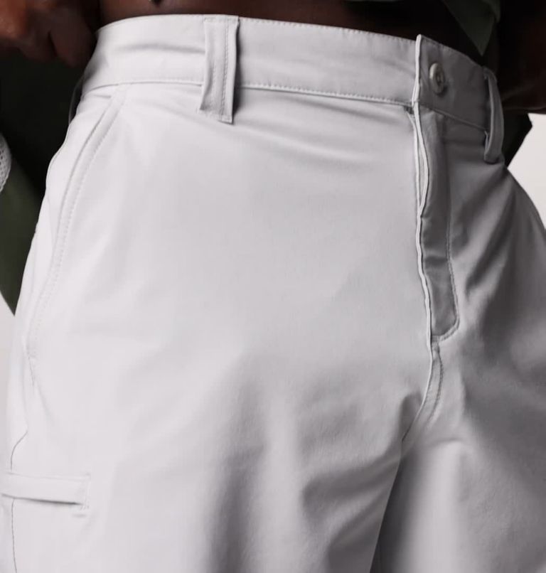 Men’s PFG Grander Marlin II Offshore Shorts, Color: Cool Grey