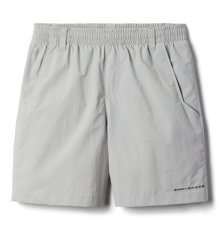 Boys' PFG Backcast Shorts, Color: Cool Grey, image 1