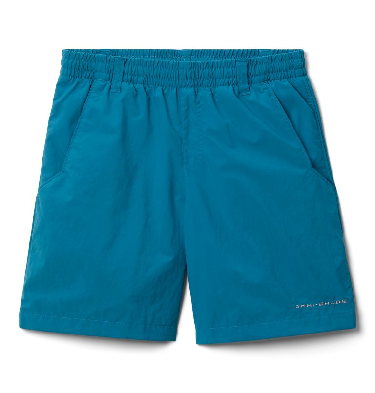 Thumbnail: Boys' PFG Backcast Shorts, Color: Deep Marine, image 1