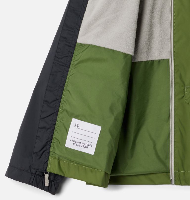Boys’ Rain-Zilla Jacket, Color: Black, Canteen, image 3