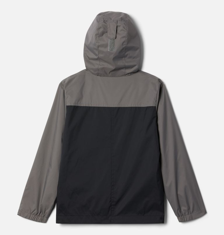 Boys’ Rain-Zilla Jacket, Color: Black, City Grey, image 2