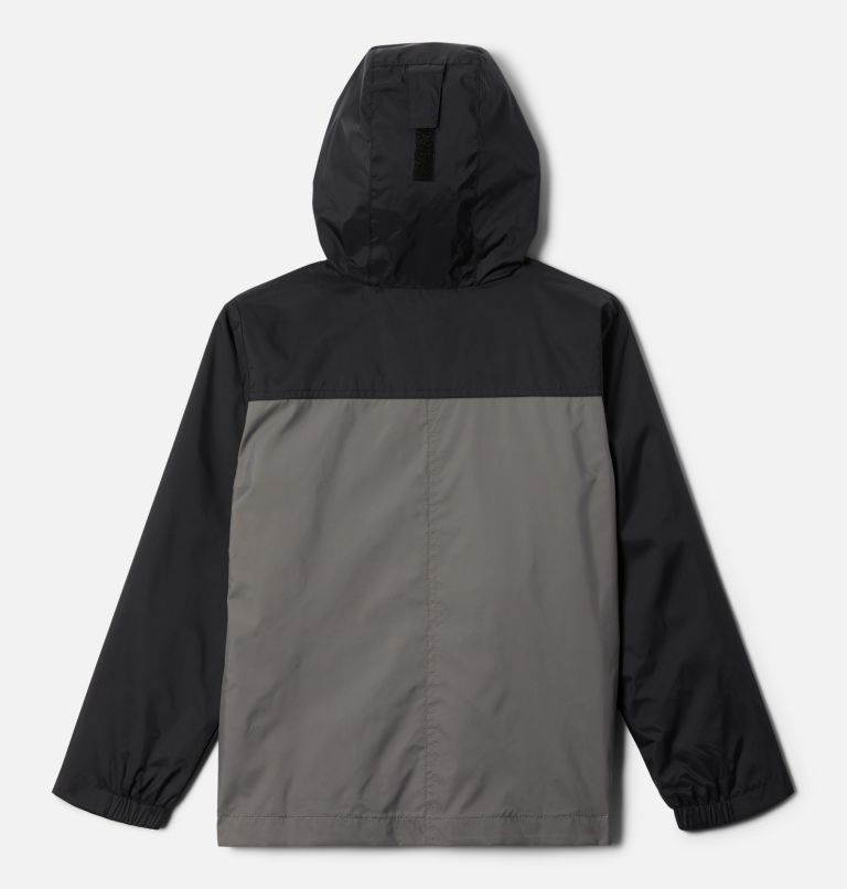 Boys’ Rain-Zilla Jacket, Color: Black, City Grey, image 2