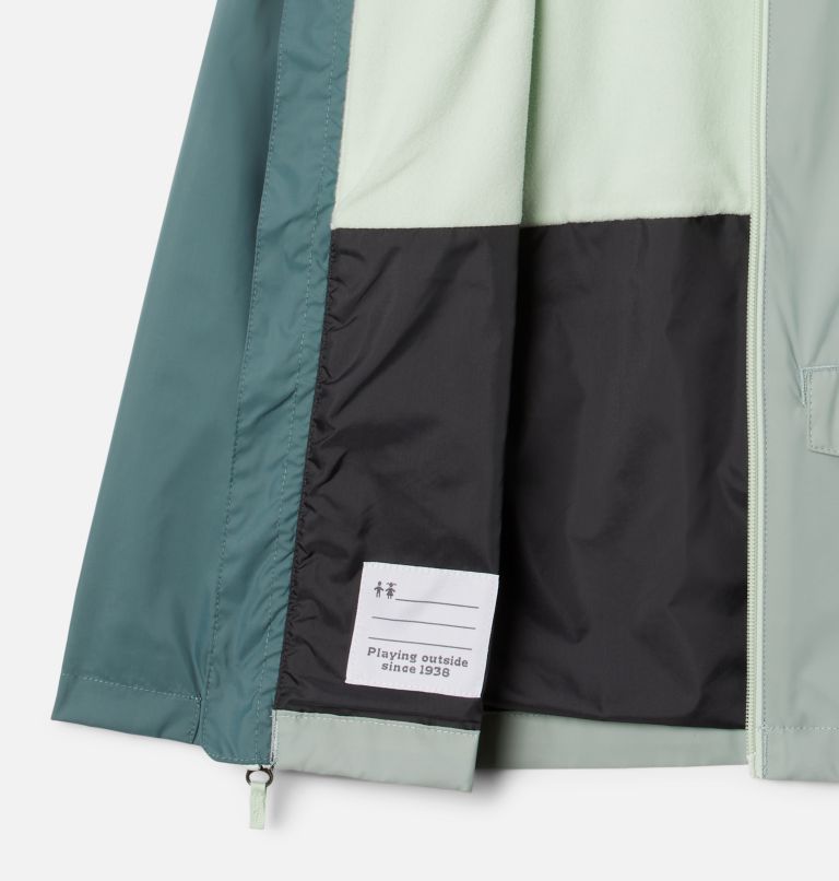 Boys’ Rain-Zilla Jacket, Color: Metal, Niagara, image 3