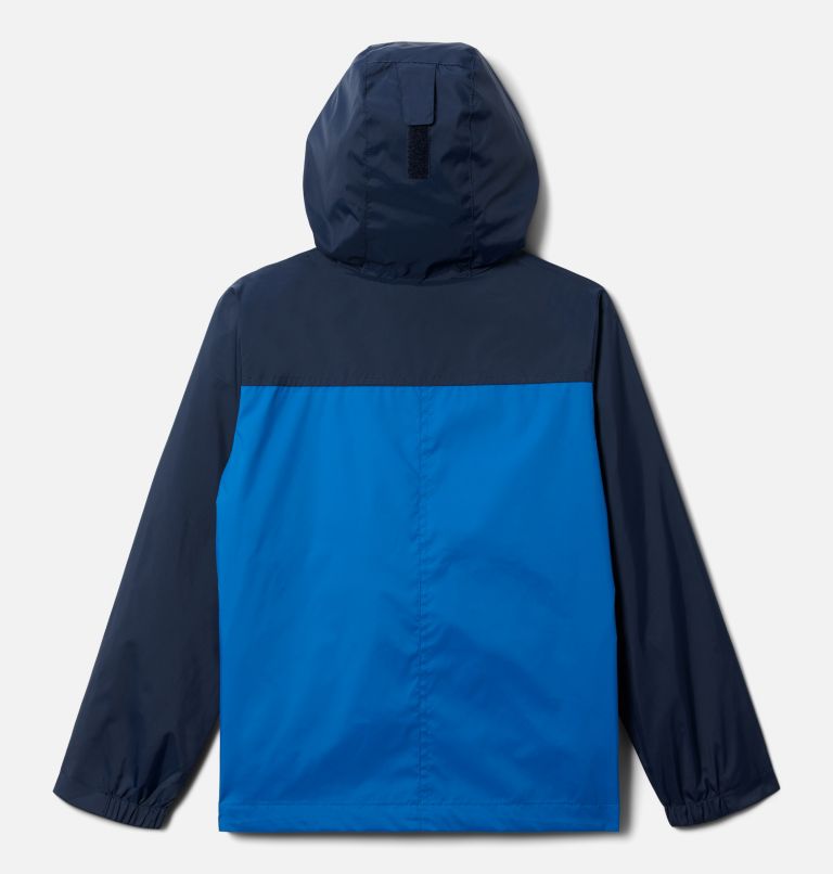 Boys’ Rain-Zilla Jacket, Color: Bright Indigo, Collegiate Navy, image 2