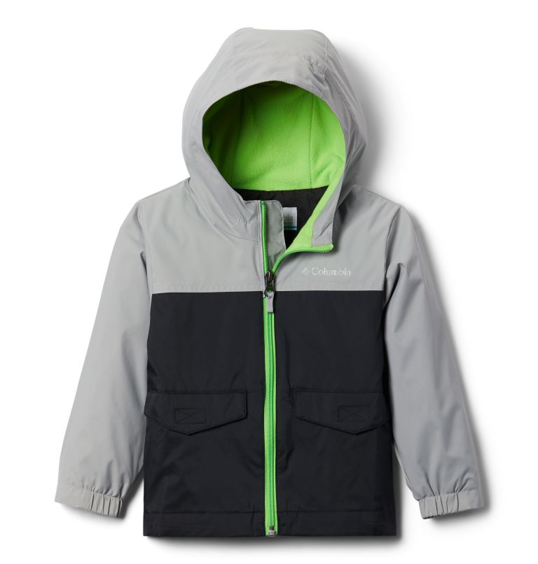 Veste Rain-Zilla pour garçonnet, Color: Black, Columbia Grey, image 1