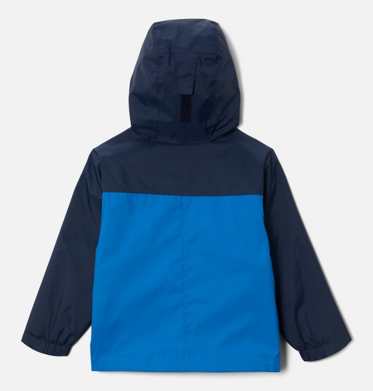 Thumbnail: Boys’ Toddler Rain-Zilla Jacket, Color: Bright Indigo, Collegiate Navy, image 2