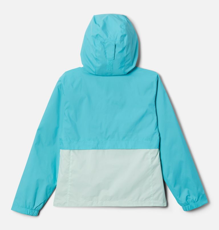 Thumbnail: Girls’ Rain-Zilla Jacket, Color: Geyser, Sea Ice, image 2