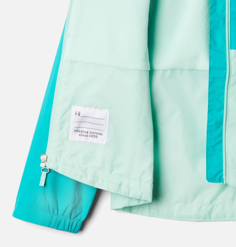 Veste Rain-Zilla pour fille, Color: Tropic Water, Mint Cay, image 3