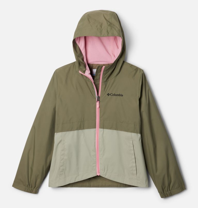 Columbia rain jacket with best sale fleece lining